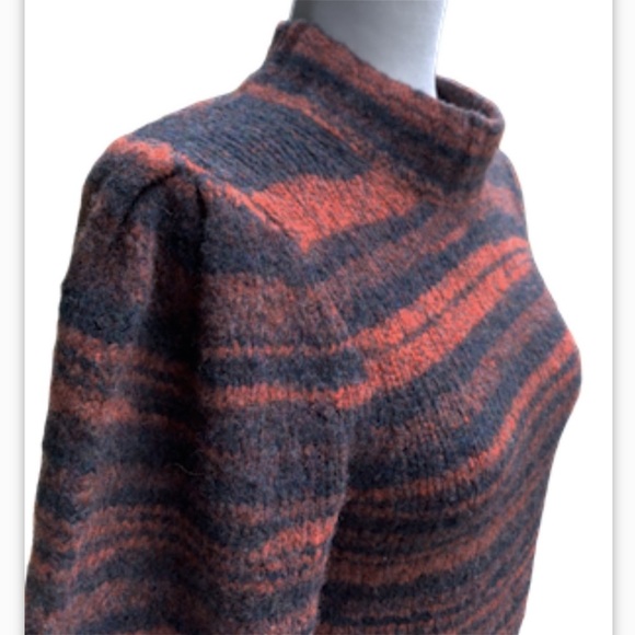 Veronica Beard Lumina Sweater XS Stripes Merino Wool  Cozy - Picture 8 of 13